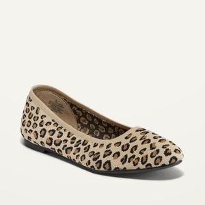 Leopard Print Old Navy Knit Flats